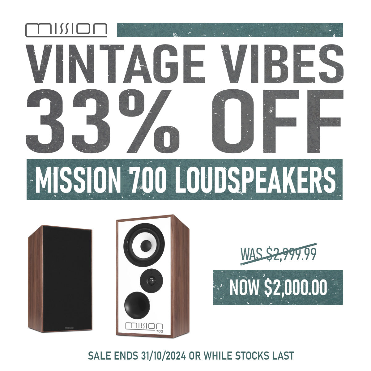 33% OFF Mission 700 Loudspeakers