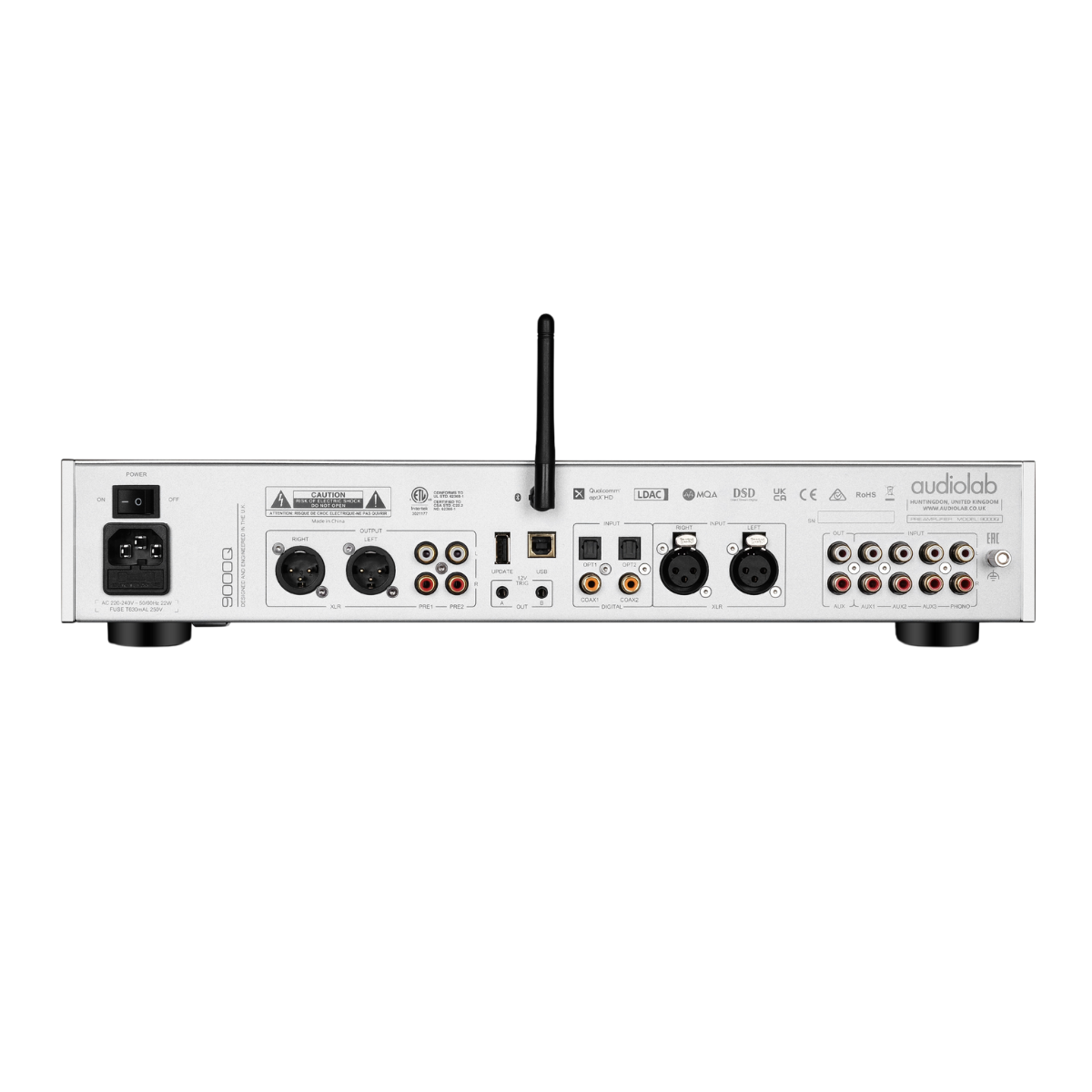 Audiolab 9000Q Stereo Preamplifier Silver #colour_silver