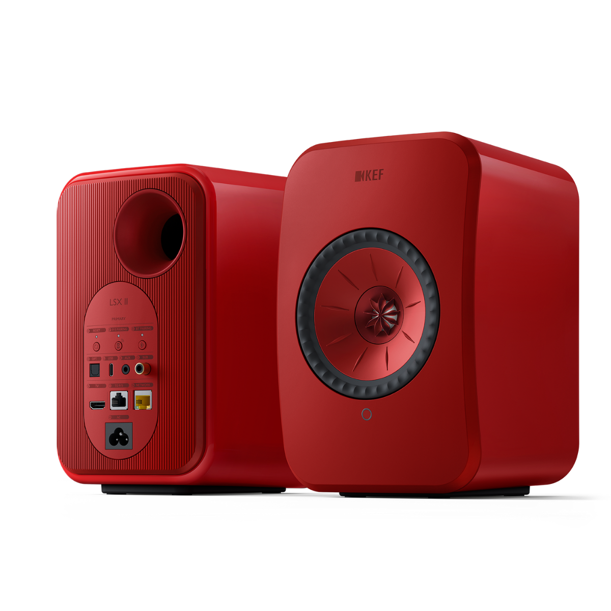 KEF LSX2 Active Speaker #colour_lava red