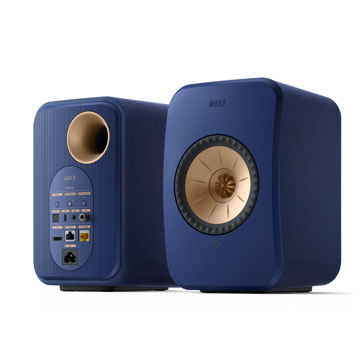 KEF LSX2 Active Speakers #colour_cobalt blue