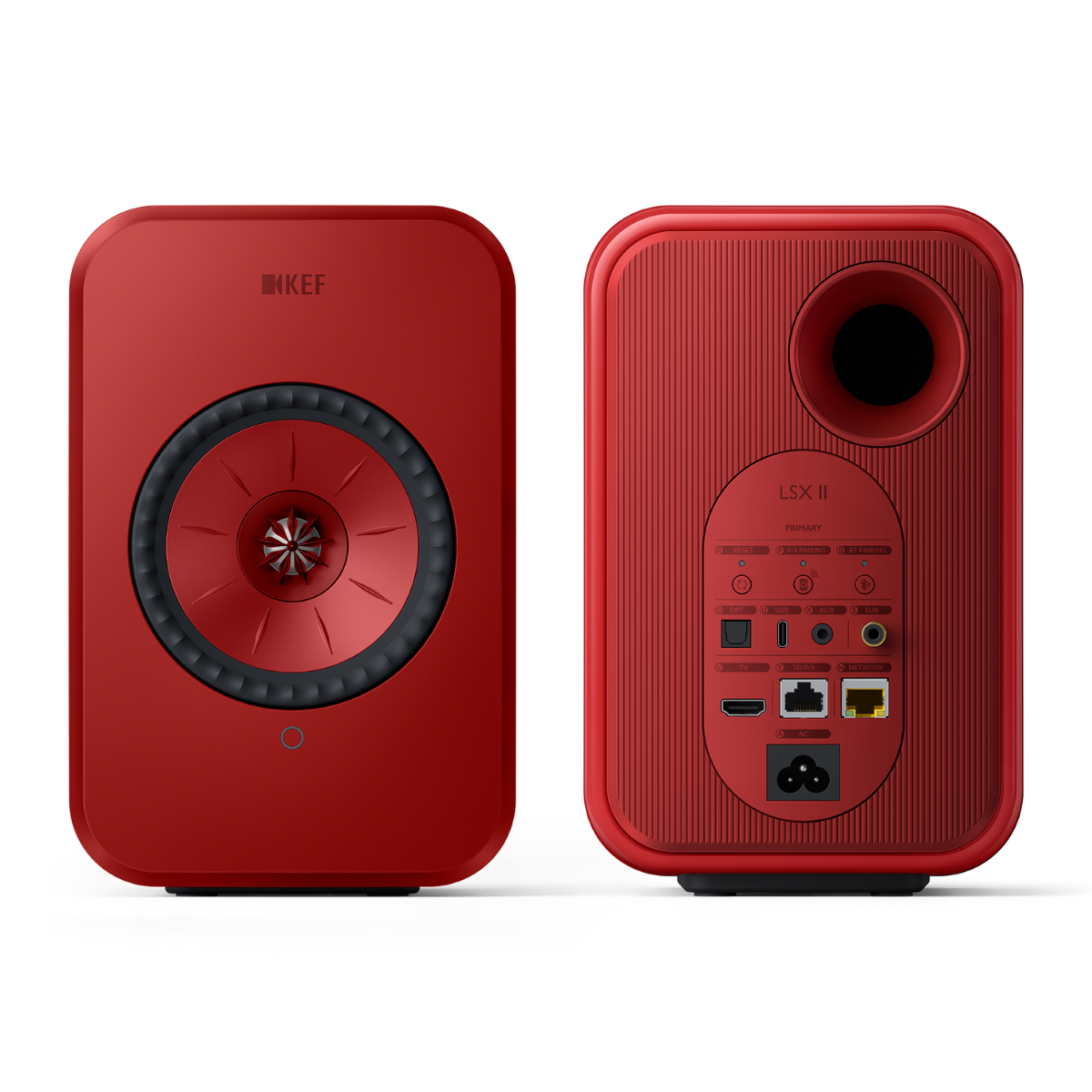 KEF LSX2 Active Speaker #colour_lava red