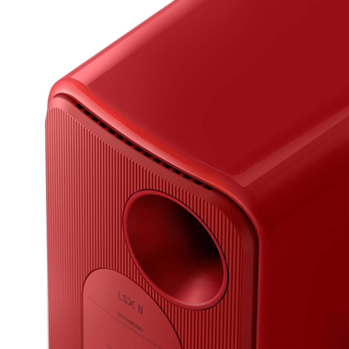 KEF LSX2 Active Speaker #colour_lava red