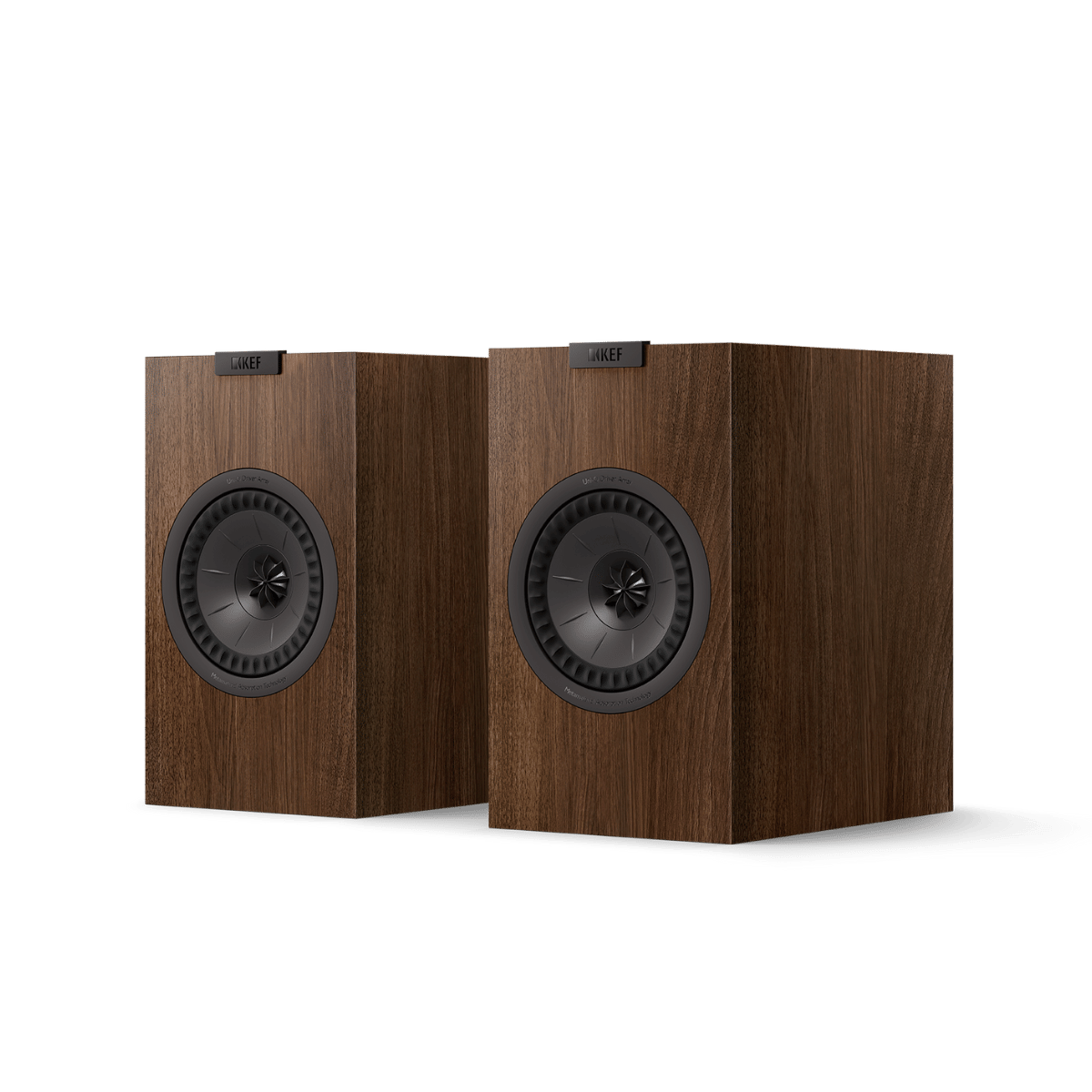 KEF Q1 Meta Bookshelf Speakers #colour_walnut