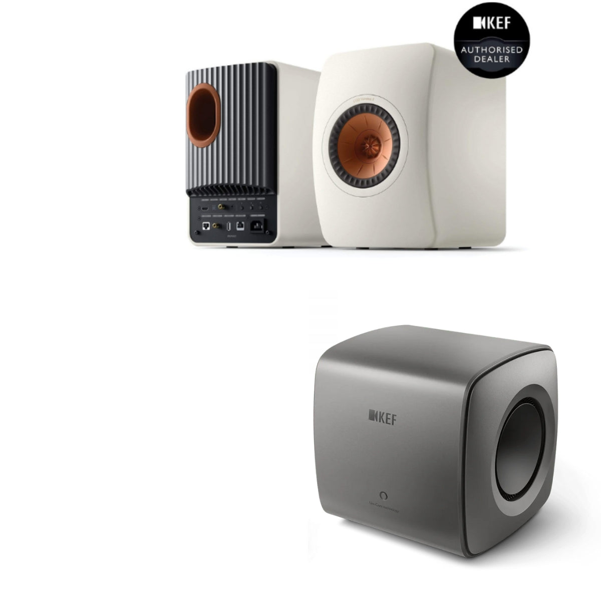 KEF LS50 Wireless II + KC62 Subwoofer Bundle