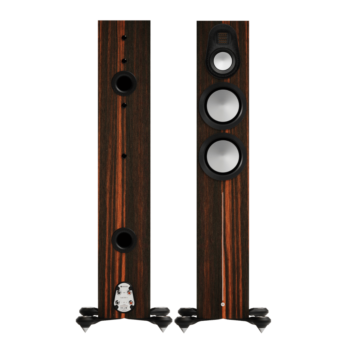 Monitor Audio Gold 300 6G Floorstanding Speakers #colour_macassar