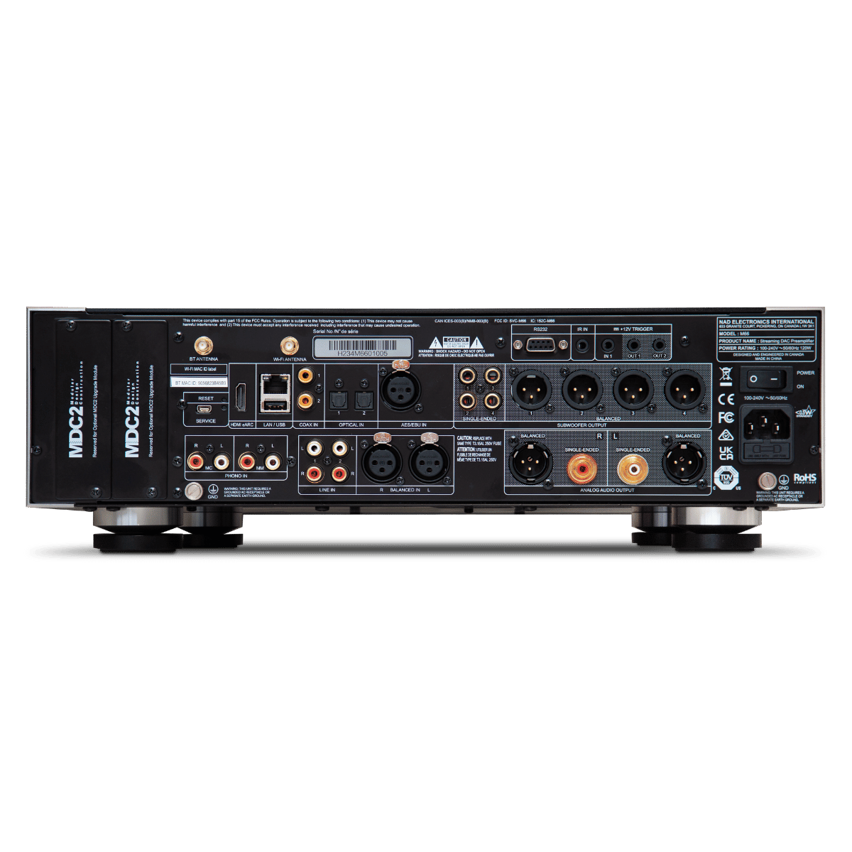 NAD M66 Streaming DAC Preamplifier