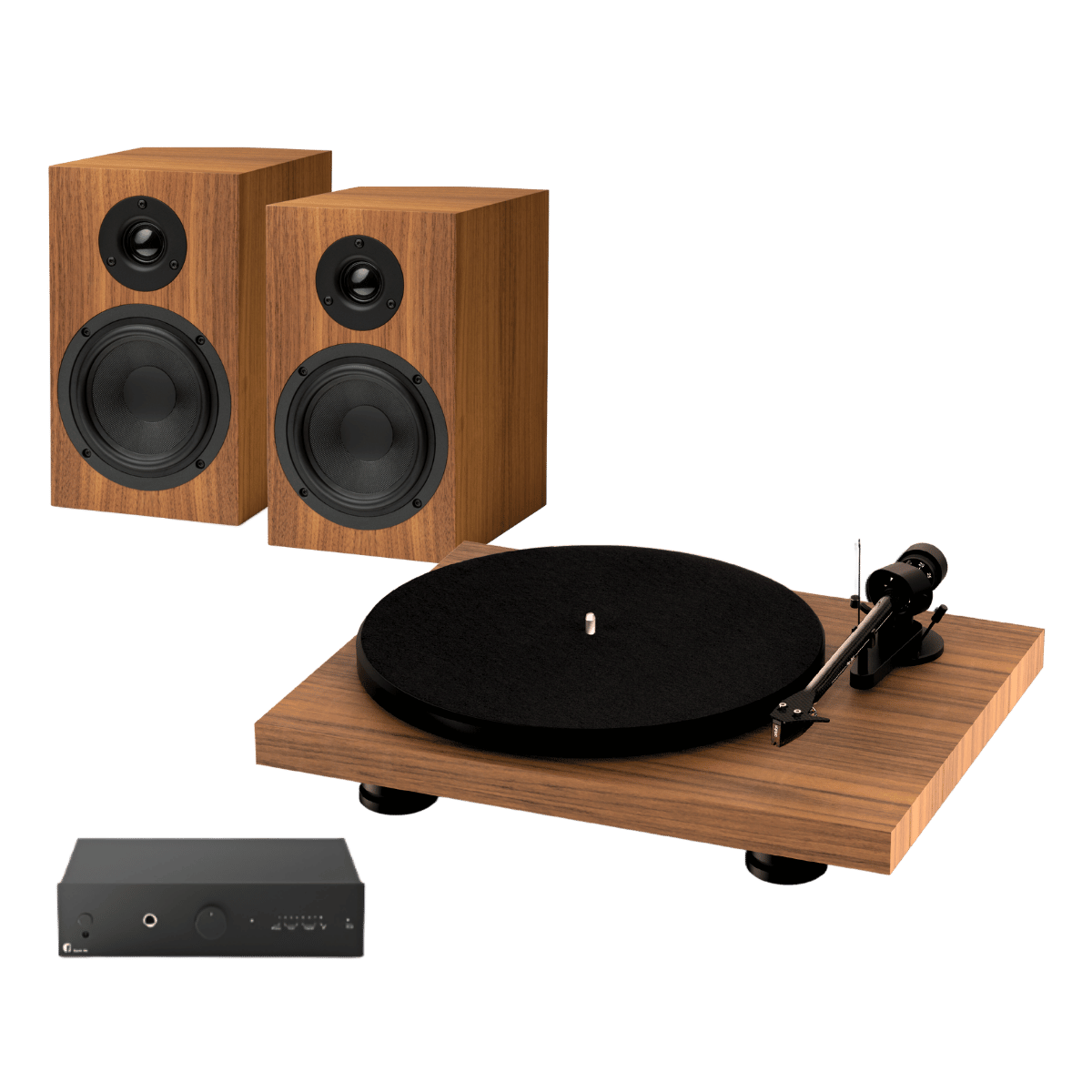 Pro-Ject Colourful Hi-Fi Pack #colour_walnut