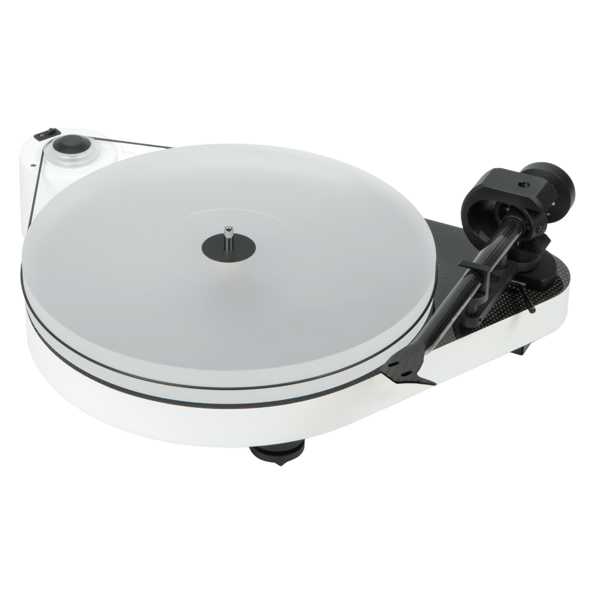 Pro-Ject RPM 5 Carbon Turntable Gloss White #colour_gloss white