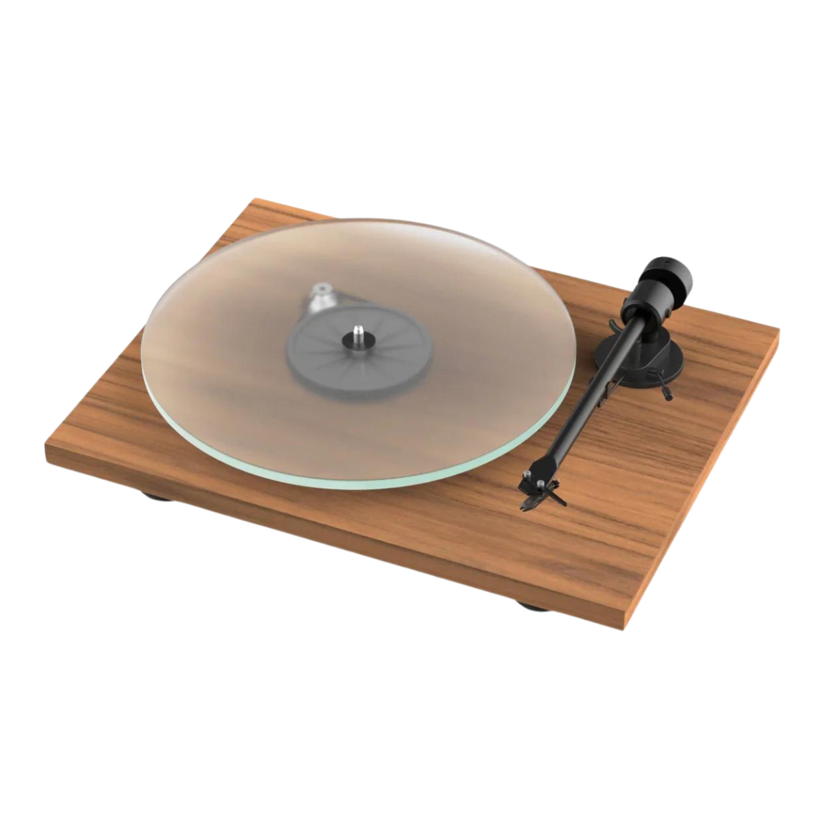 Pro-Ject T1 Phono Evo Turntable Piano Black #colour_walnut