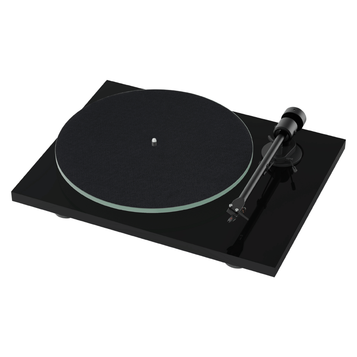 Pro-Ject t1 Evo BT Turntable Piano Black #colour_piano black