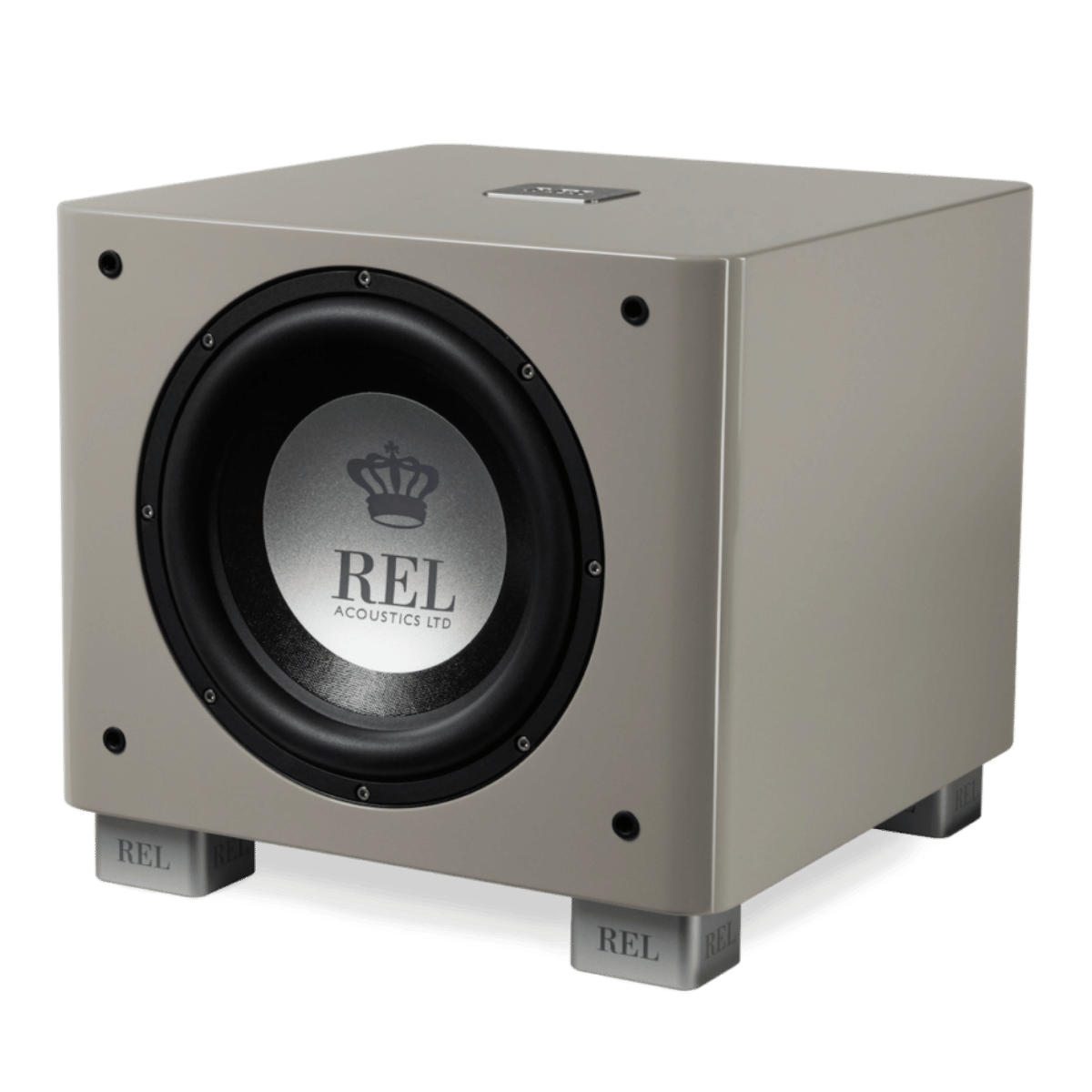 REL T9X 10" subwoofer #colour_high gloss grey