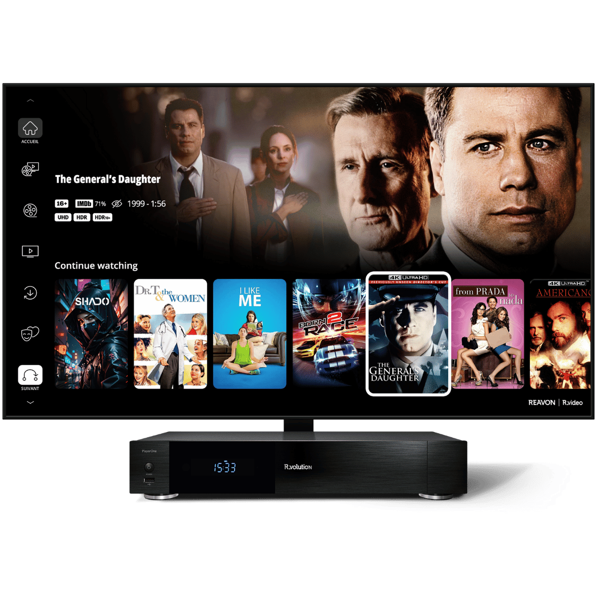 R_volution Player One 4K Ultra HD Media Player