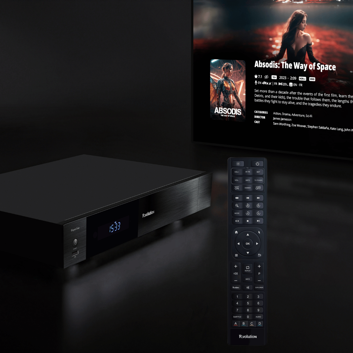 R_volution Player One 4K Ultra HD Media Player