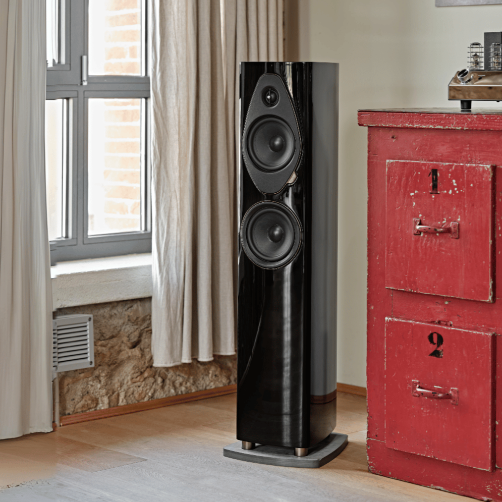 Sonus Faber Sonetto III G2 Floorstanding Speakers #colour_piano black