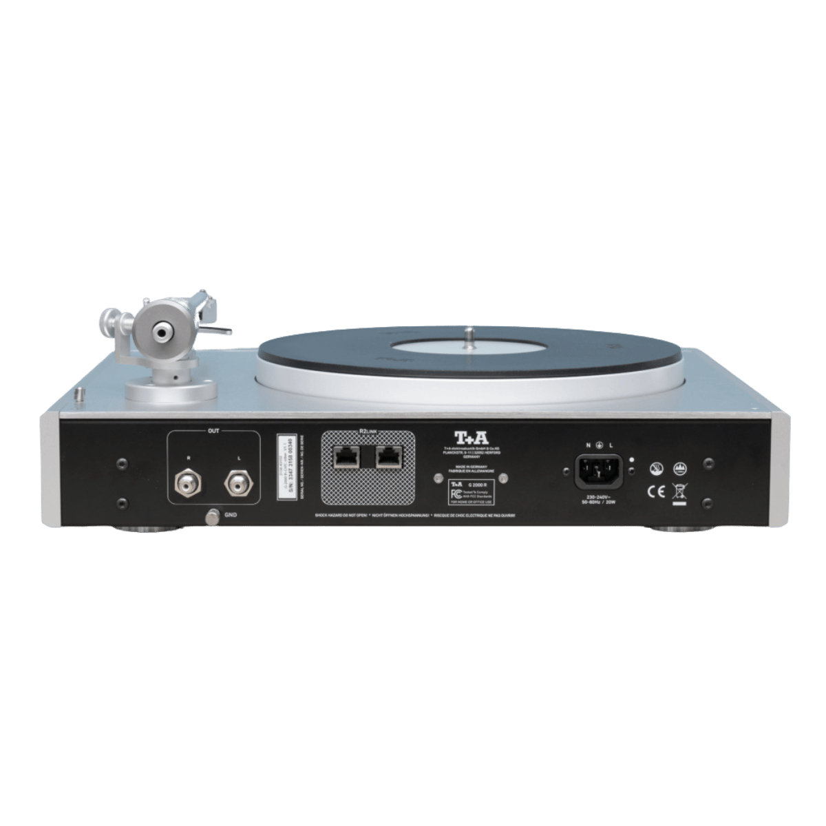 T+A Hi-Fi G 2000 R Turntable Silver #colour_silver