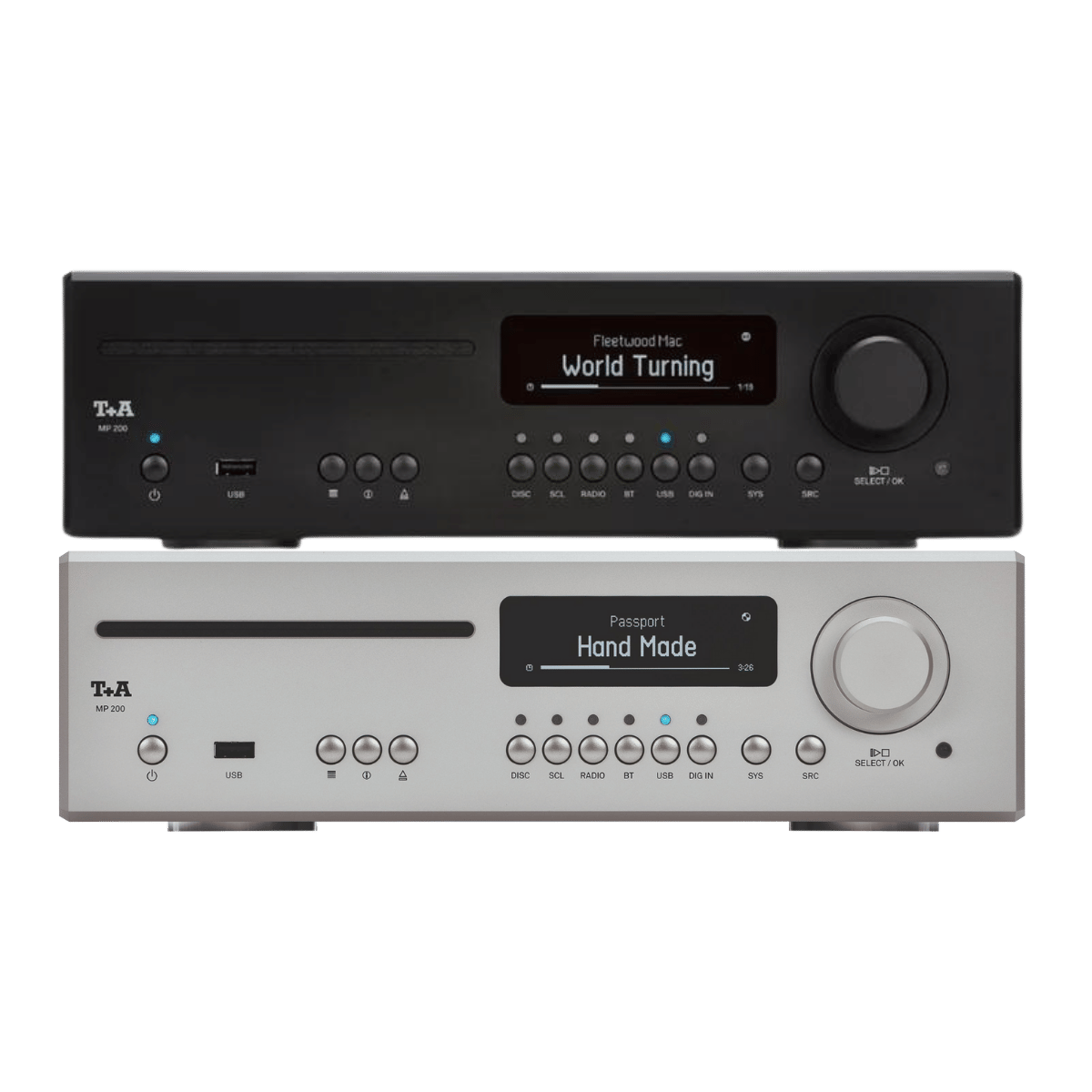 T+A Hi-Fi MP 200 Multi-source Player Black and Silver