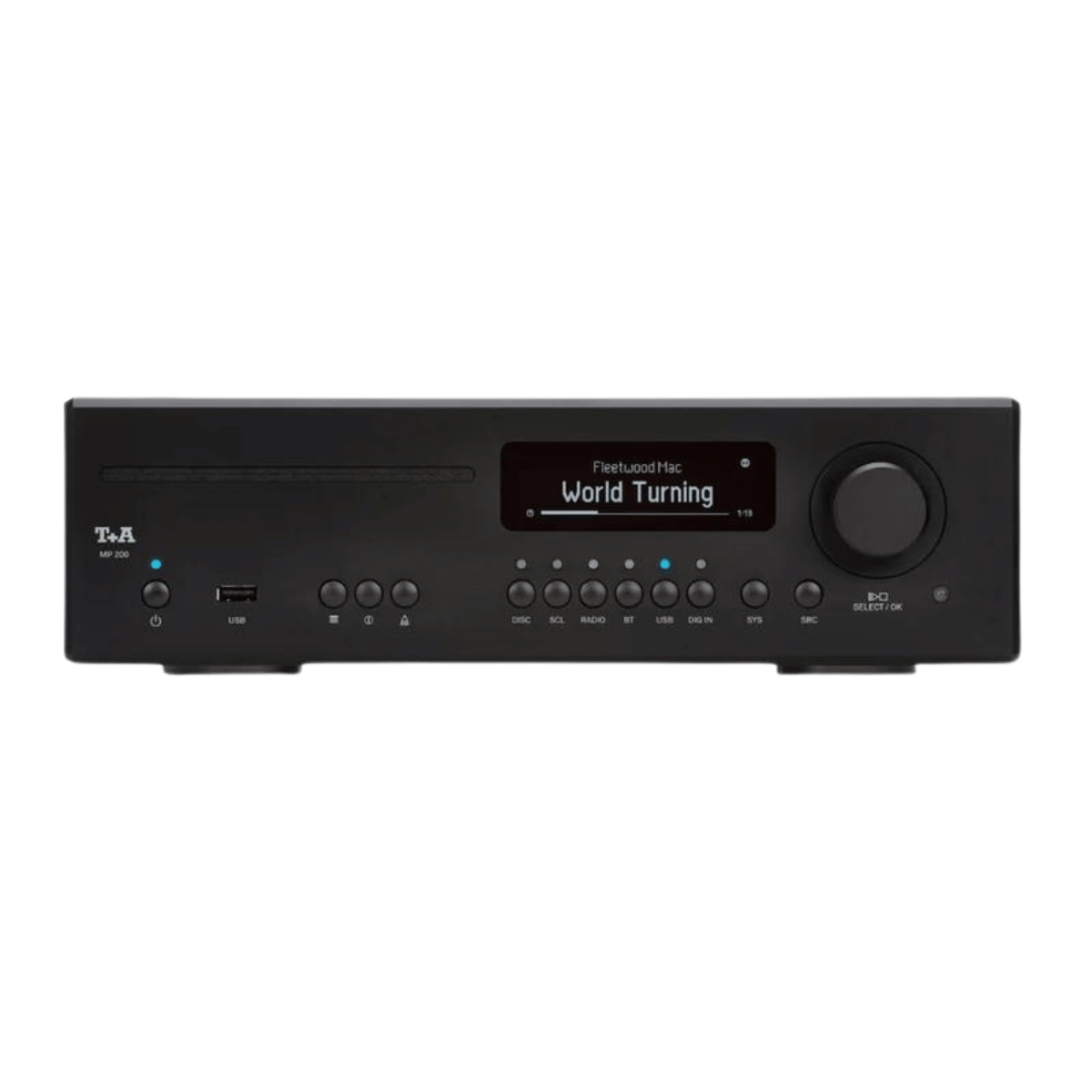 T+A Hi-Fi MP 200 Multi-source Player Black #colour_black