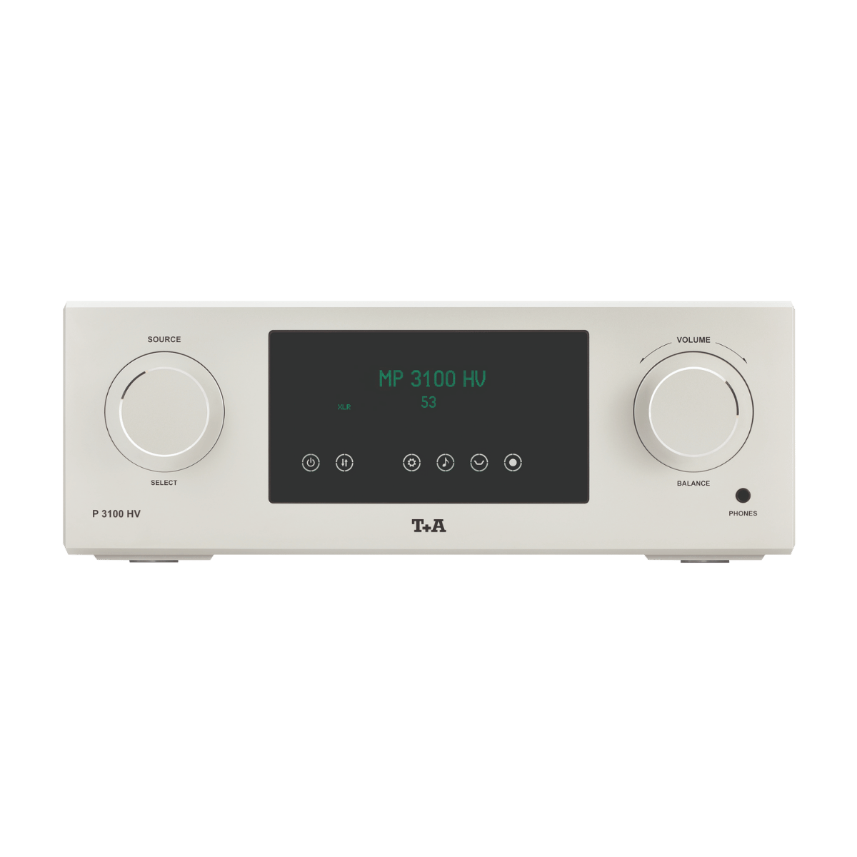 T+A Hi-Fi P 3100 HV Preamplifier Silver #colour_silver