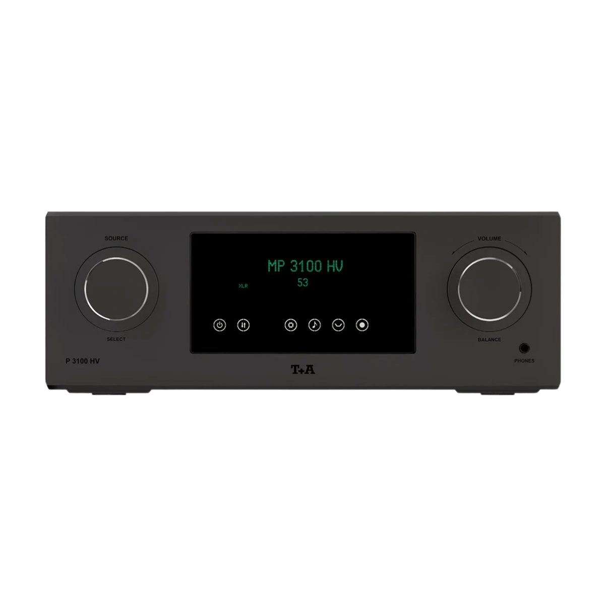 T+A Hi-Fi P 3100 HV Preamplifier Titanium #colour_titanium