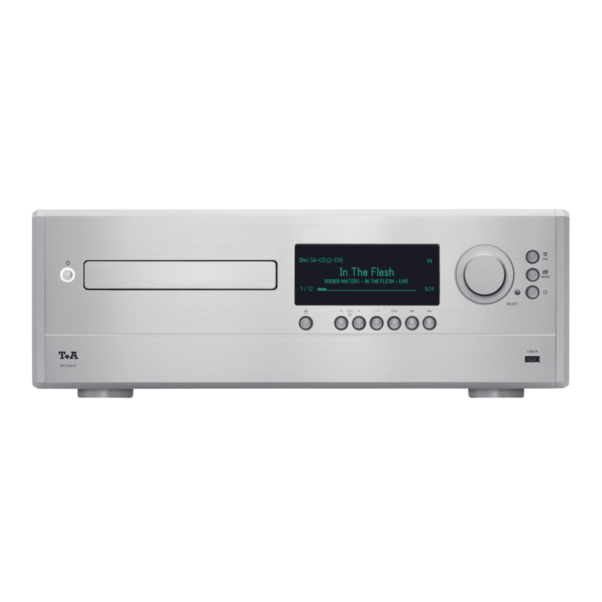 T+A Hi-Fi PA 2500 R Integrated Amplifier Silver #colour_silver