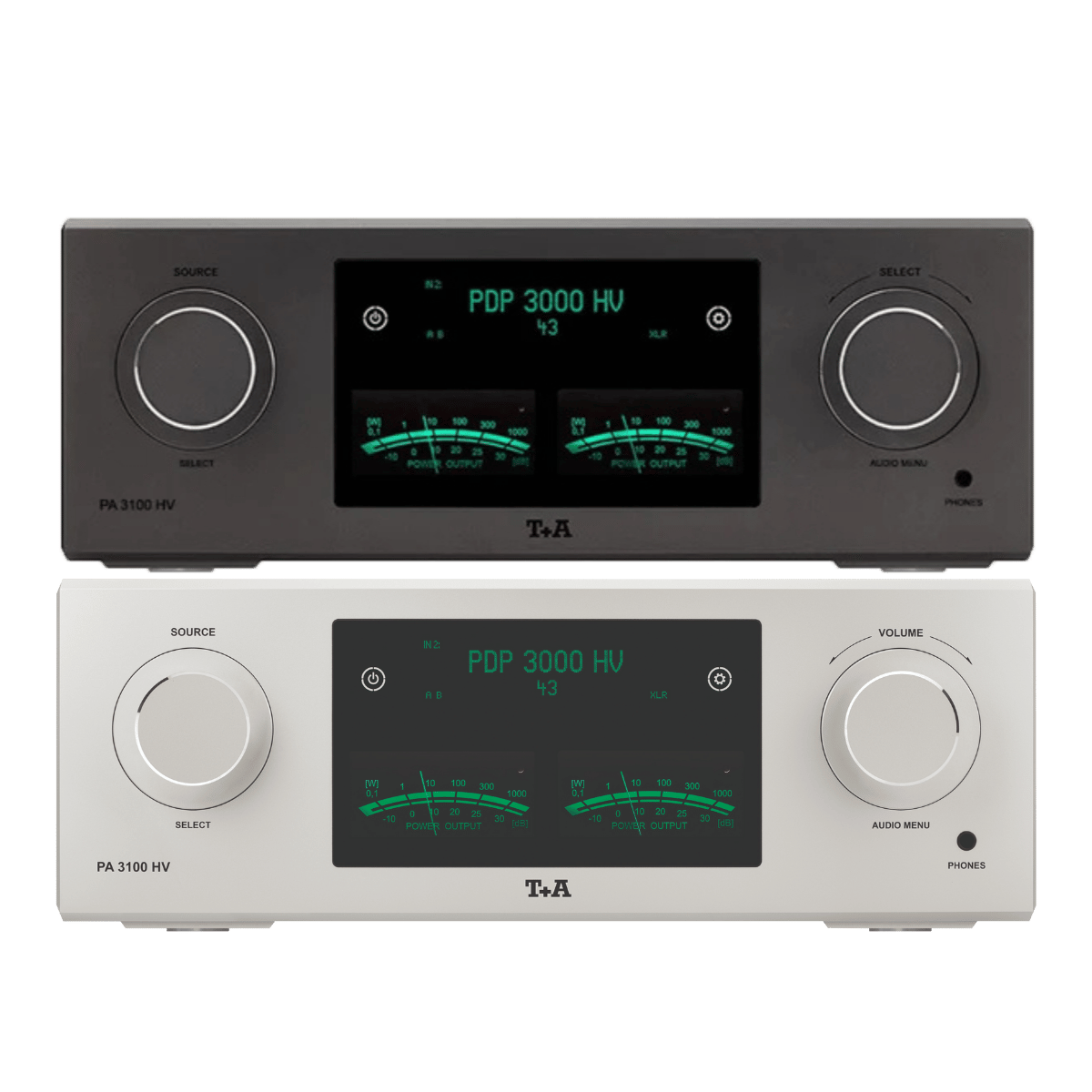 T+A Hi-Fi PA 3100 HV Integrated Amplifier Titanium & Silver