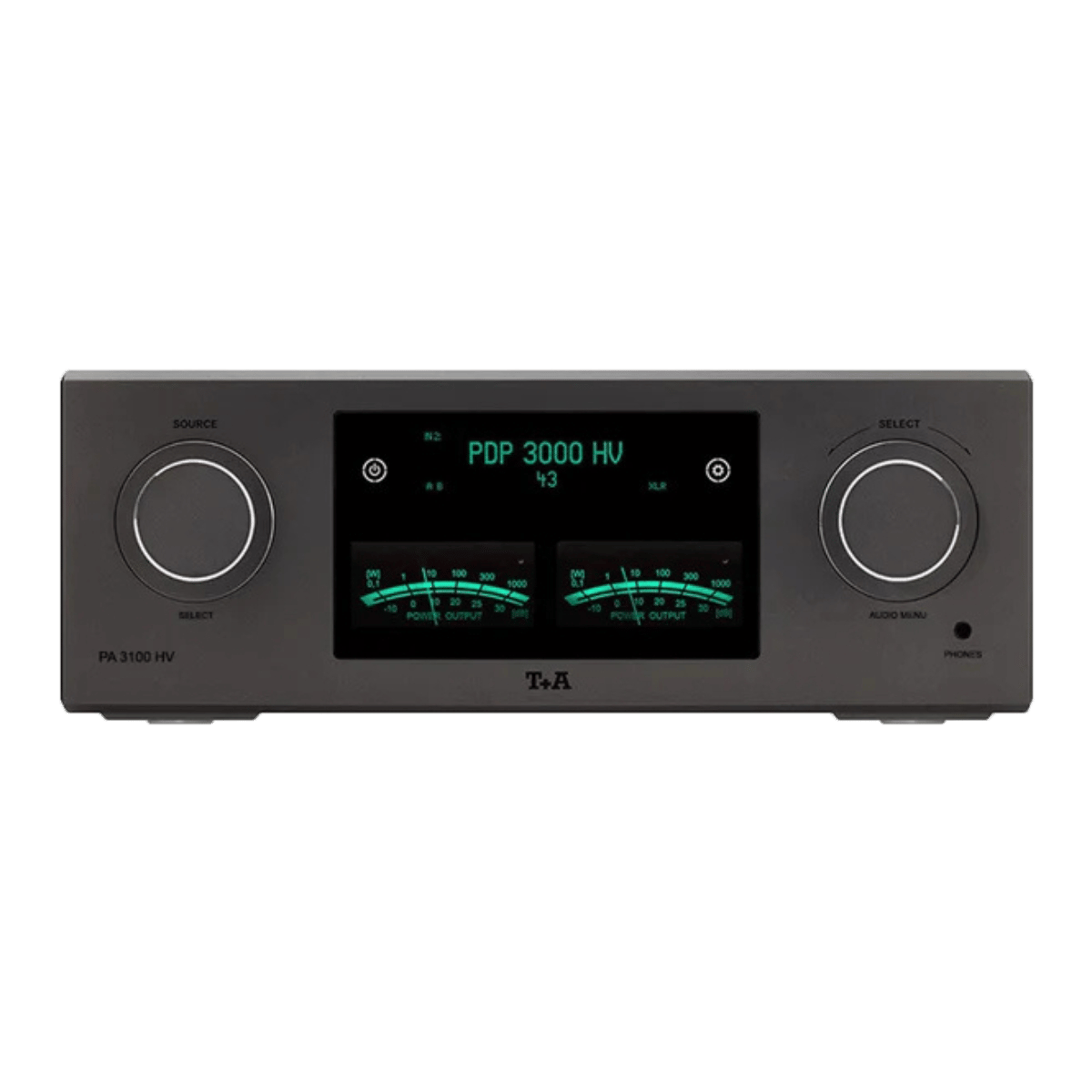 T+A Hi-Fi PA 3100 HV Integrated Amplifier Titanium #colour_titanium