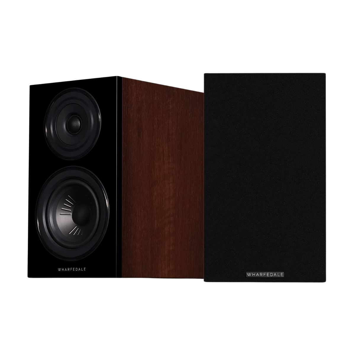 Wharfedale Diamond 12.1 Bookshelf Speaker Dark Walnut #colour_dark walnut