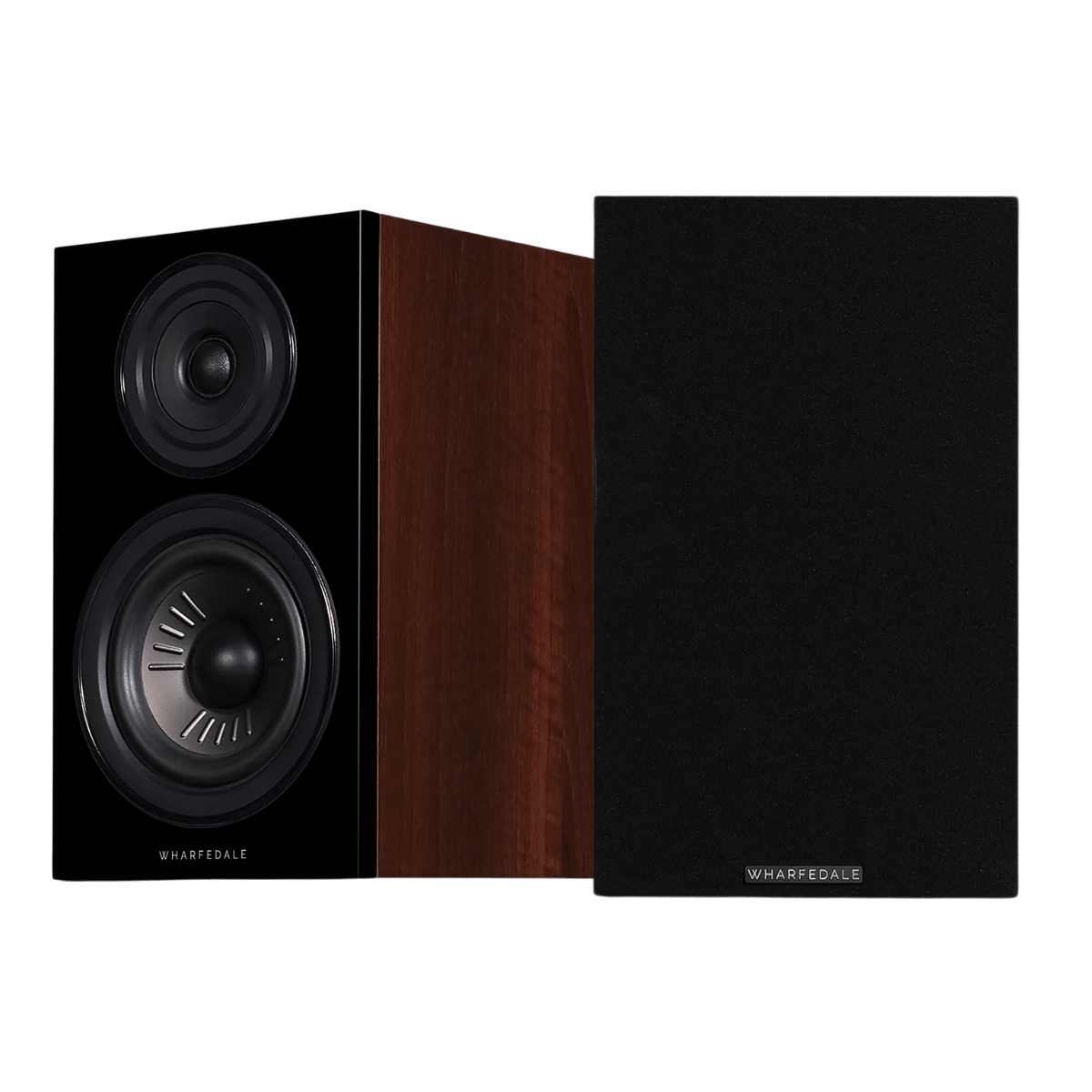 Wharfedale Diamond 12.2 Bookshelf Speakers Dark Walnut #colour_dark walnut