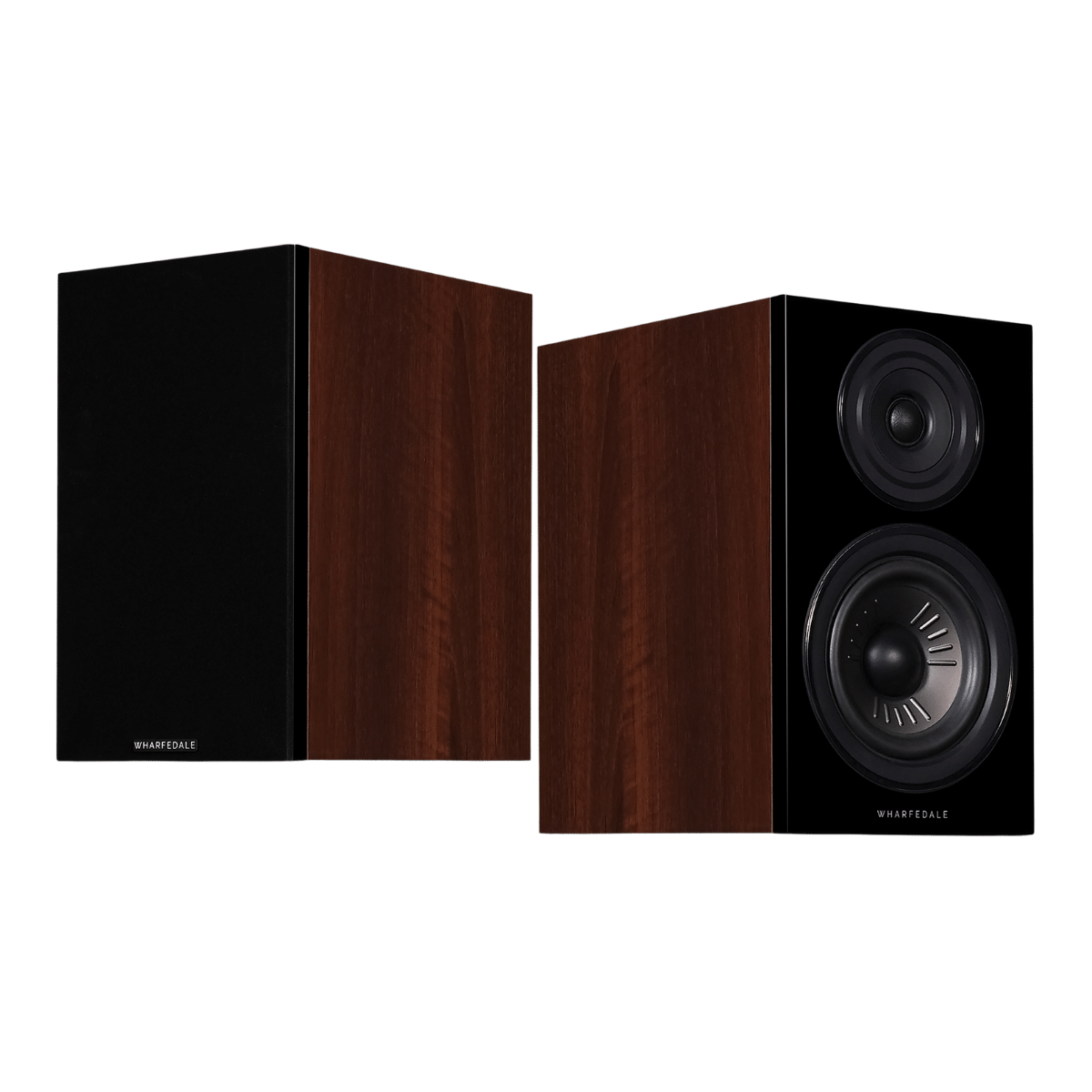 Wharfedale Diamond 12.2 Bookshelf Speakers Dark Walnut #colour_dark walnut