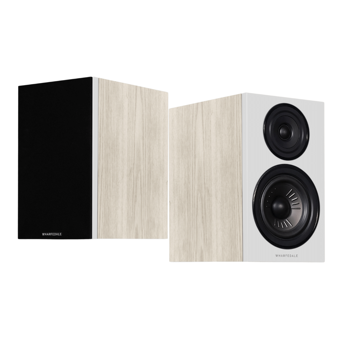 Wharfedale Diamond 12.2 Bookshelf Speakers Light Oak #colour_light oak