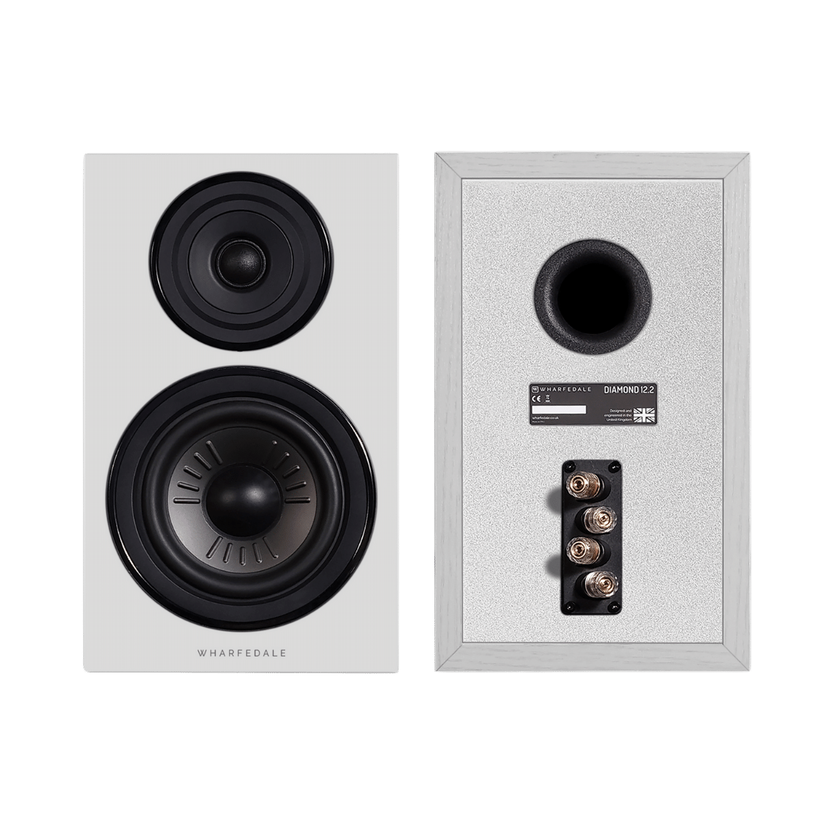 Wharfedale Diamond 12.2 Bookshelf Speakers White #colour_white