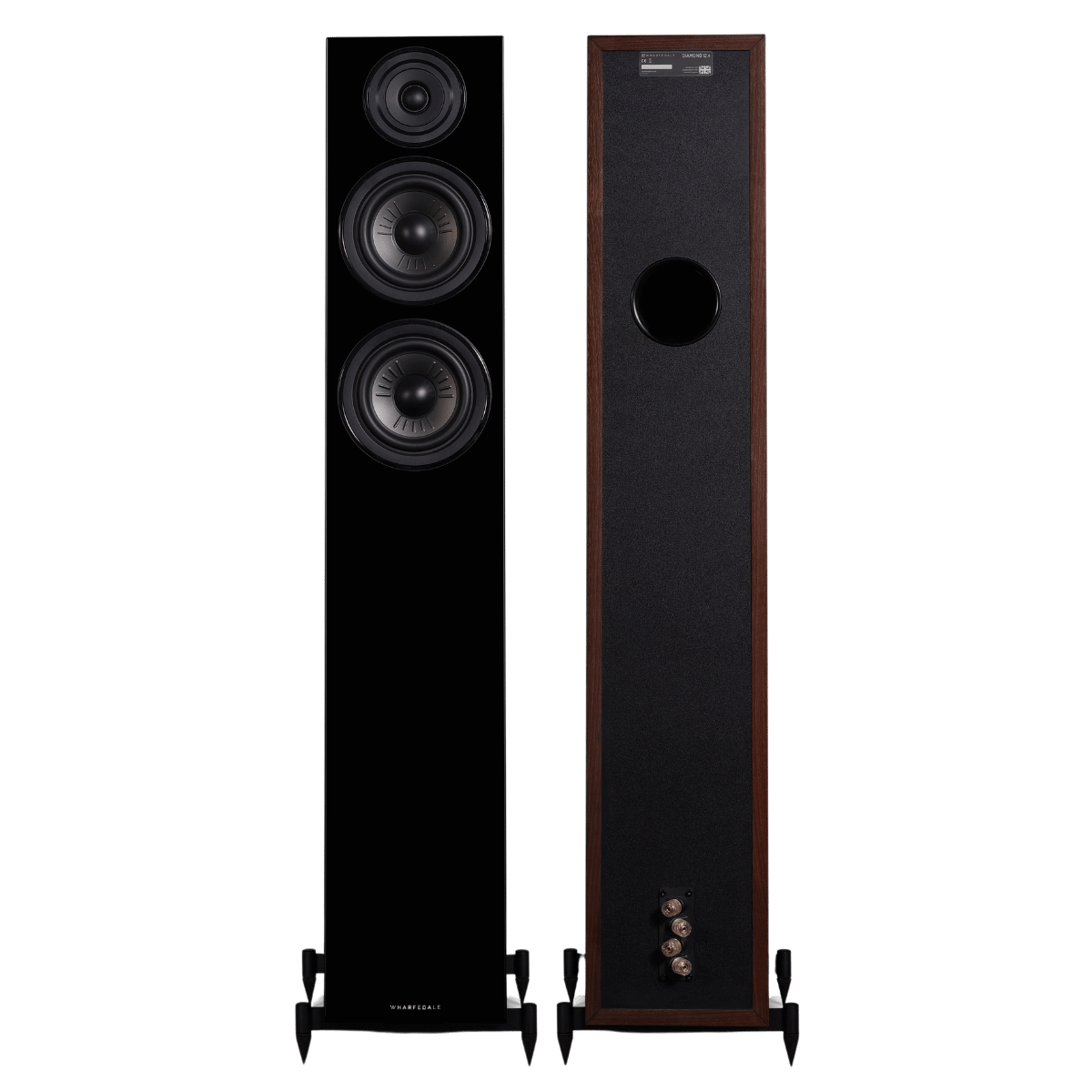 Wharfedale Diamond1 2.4 Floorstanding Speakers #colour_dark walnut