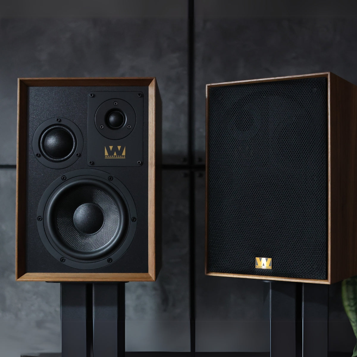 Wharfedale Super Denton Bookshelf Speakers Walnut #colour_walnut