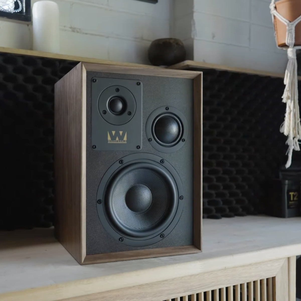 Wharfedale Super Denton Bookshelf Speakers Walnut #colour_walnut