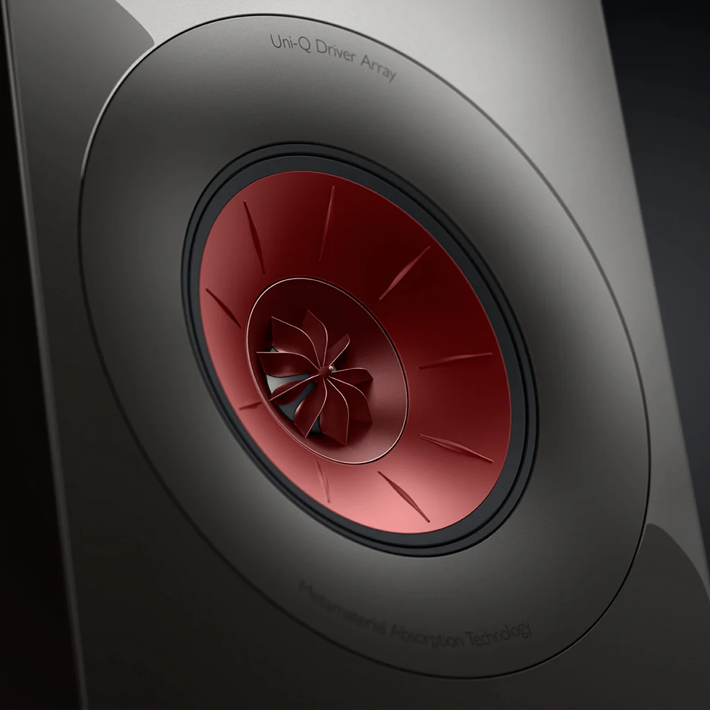 KEF R7 Meta 3-way Floorstanding Speakers #colour_titanium gloss