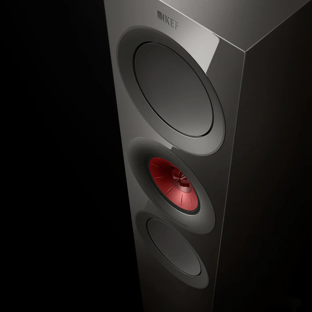 KEF R7 Meta 3-way Floorstanding Speakers #colour_titanium gloss