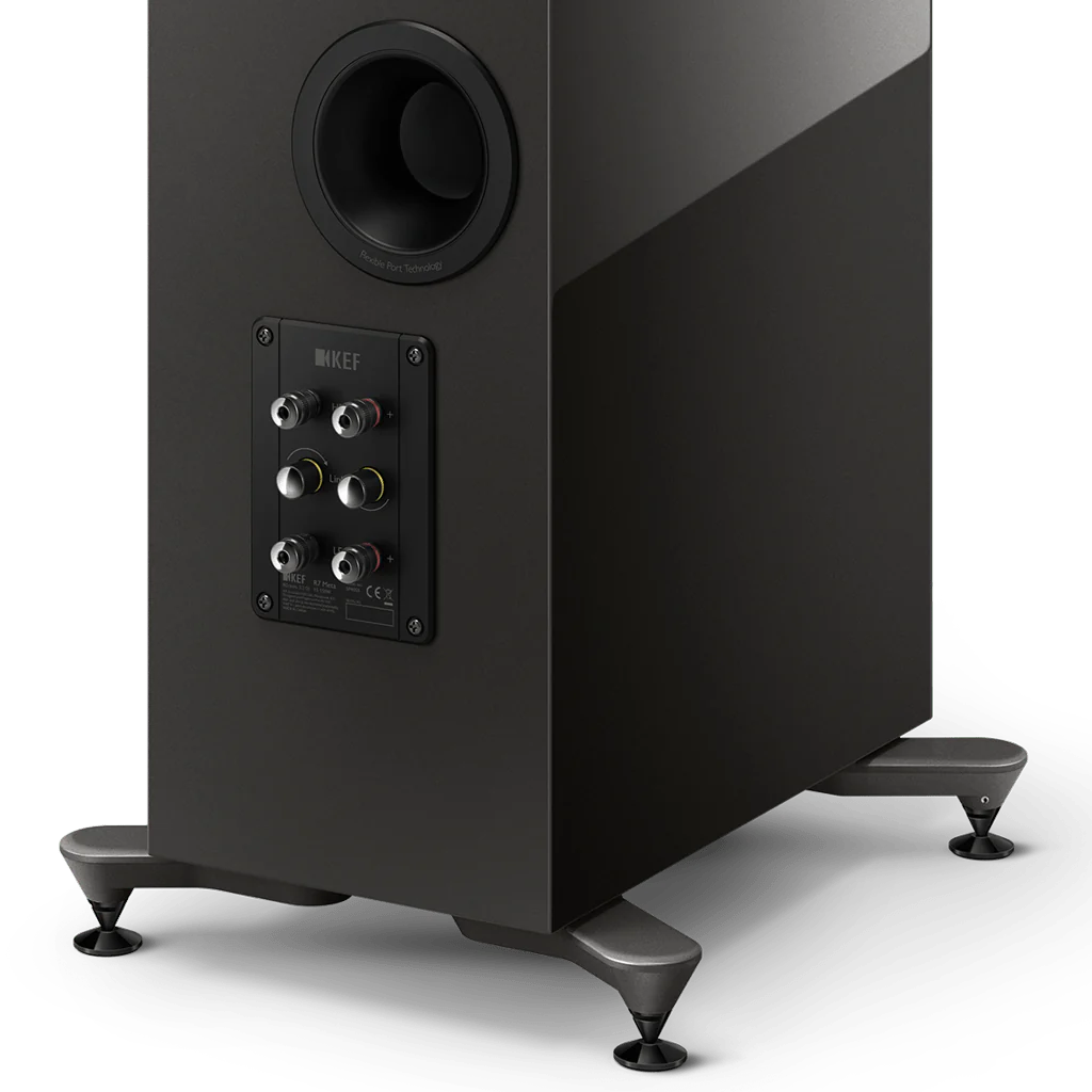 KEF R7 Meta 3-way Floorstanding Speakers #colour_black gloss