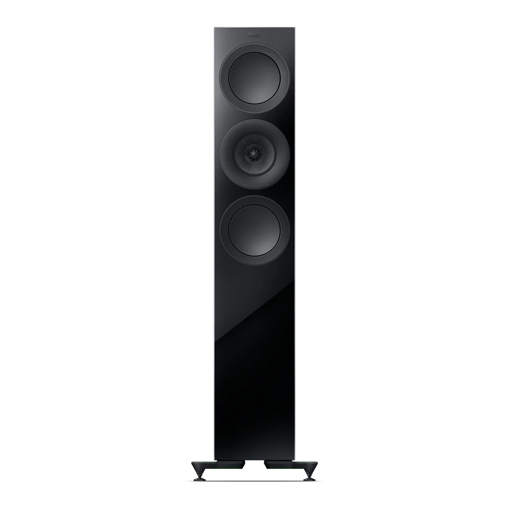 KEF R7 Meta 3-way Floorstanding Speakers #colour_black gloss