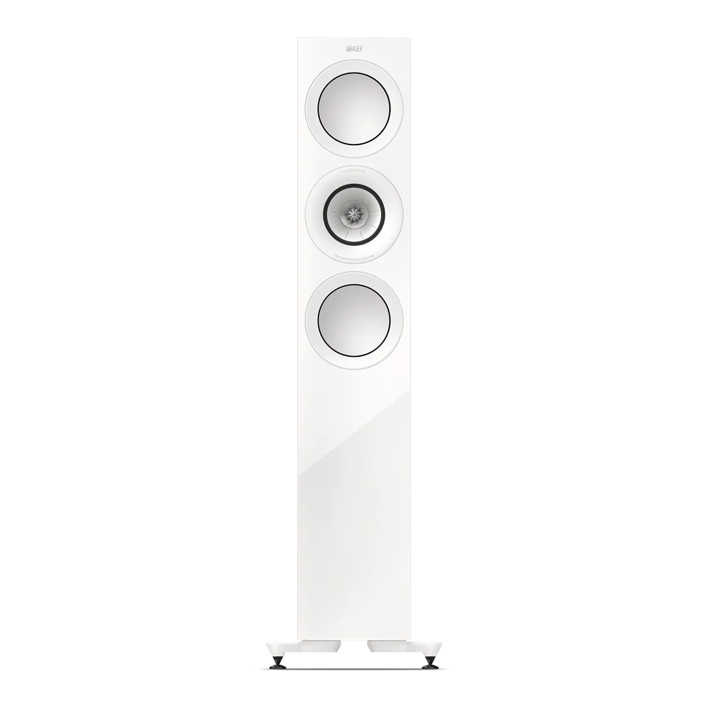 KEF R7 Meta 3-way Floorstanding Speakers #colour_white gloss