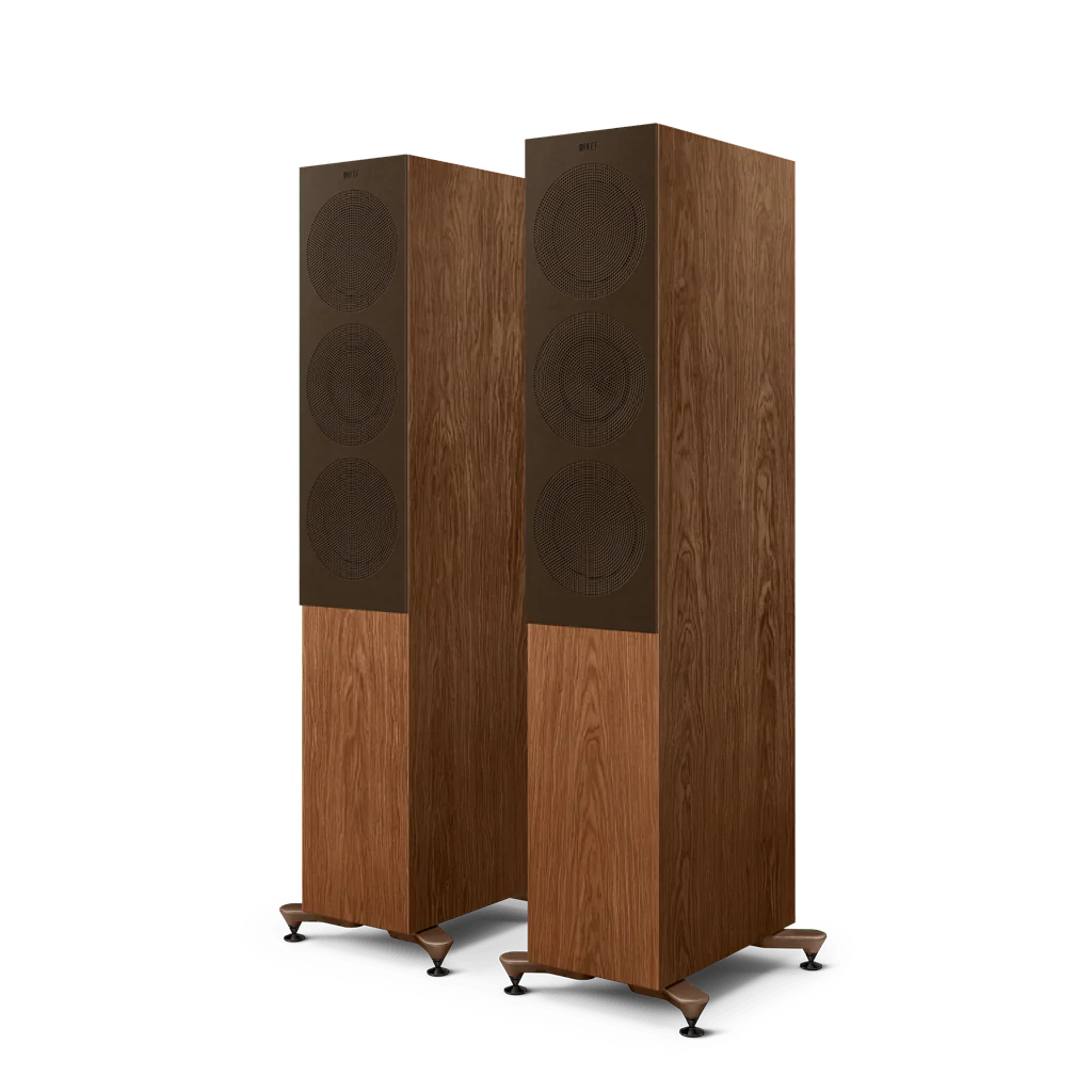 KEF R7 Meta 3-way Floorstanding Speakers #colour_walnut