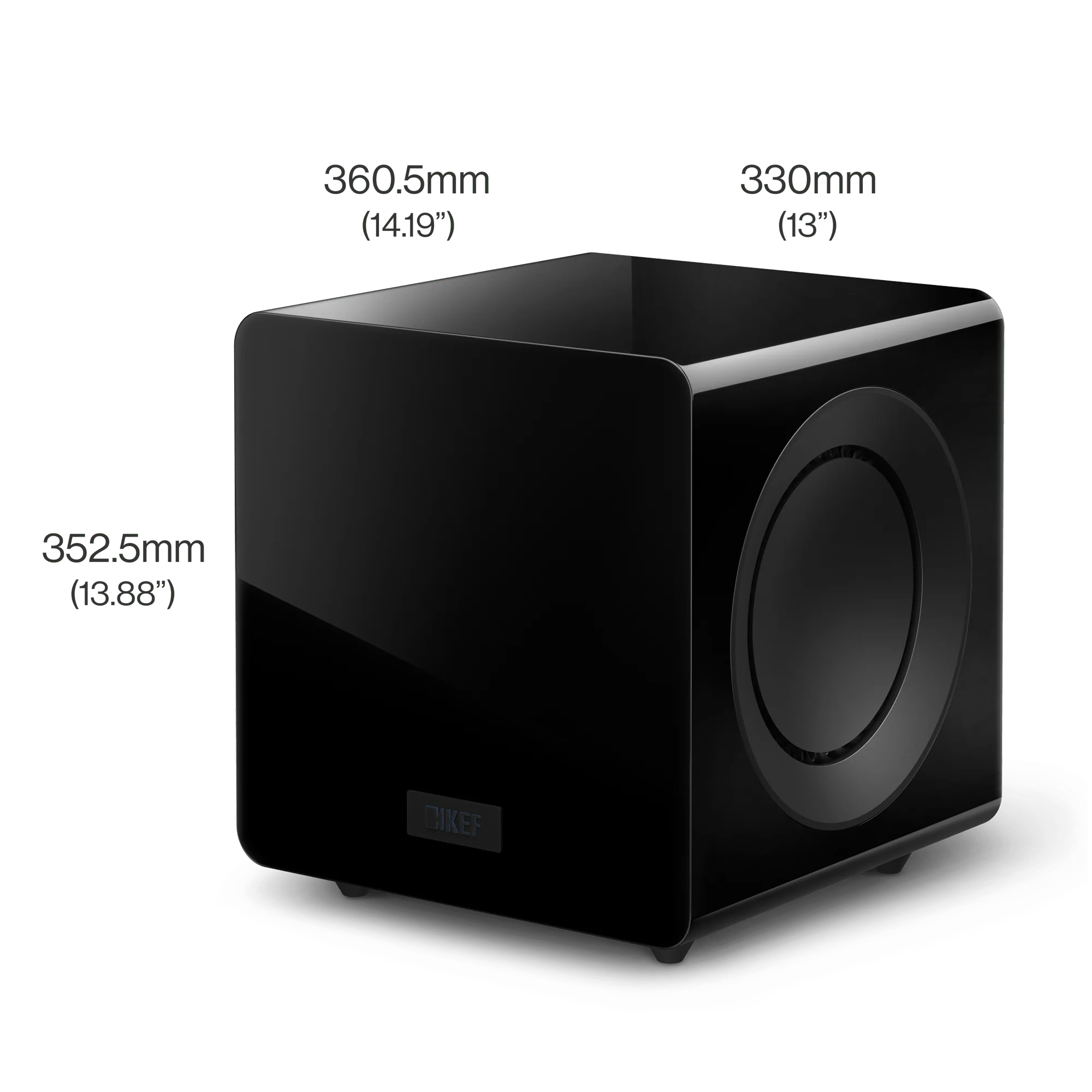 KEF KC92 Subwoofer #colour_black