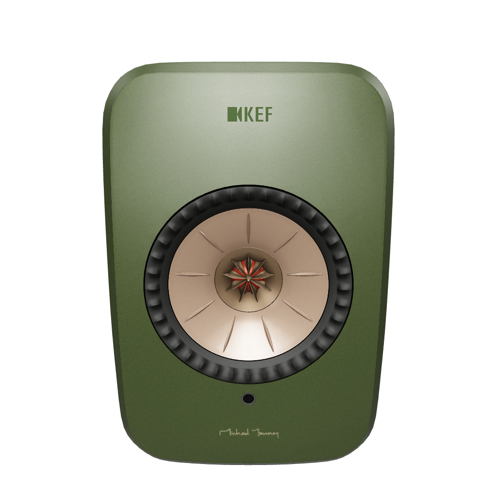 KEF LSX II Active Speakers #colour_olive green