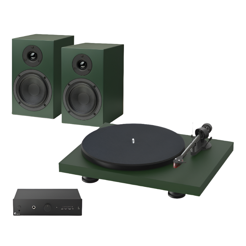 Pro-Ject Colourful Hi-Fi Pack #colour_satin fir green