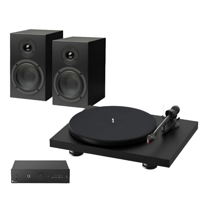 Pro-Ject Colourful Hi-Fi Pack #colour_satin black