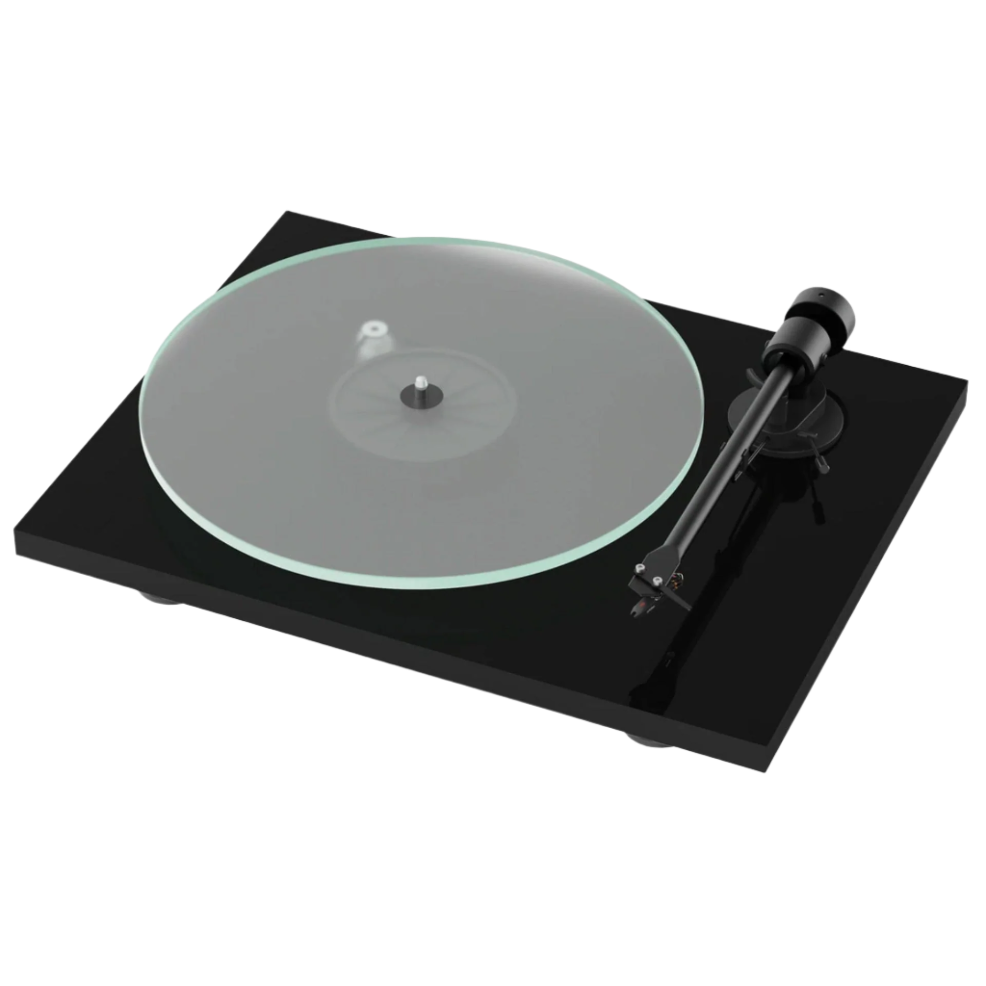 Pro-Ject t1 Evo BT Turntable Piano Black #colour_piano black